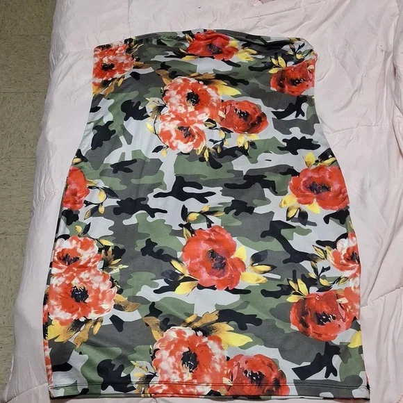 orange army fatigue dress Orange Camo Dress